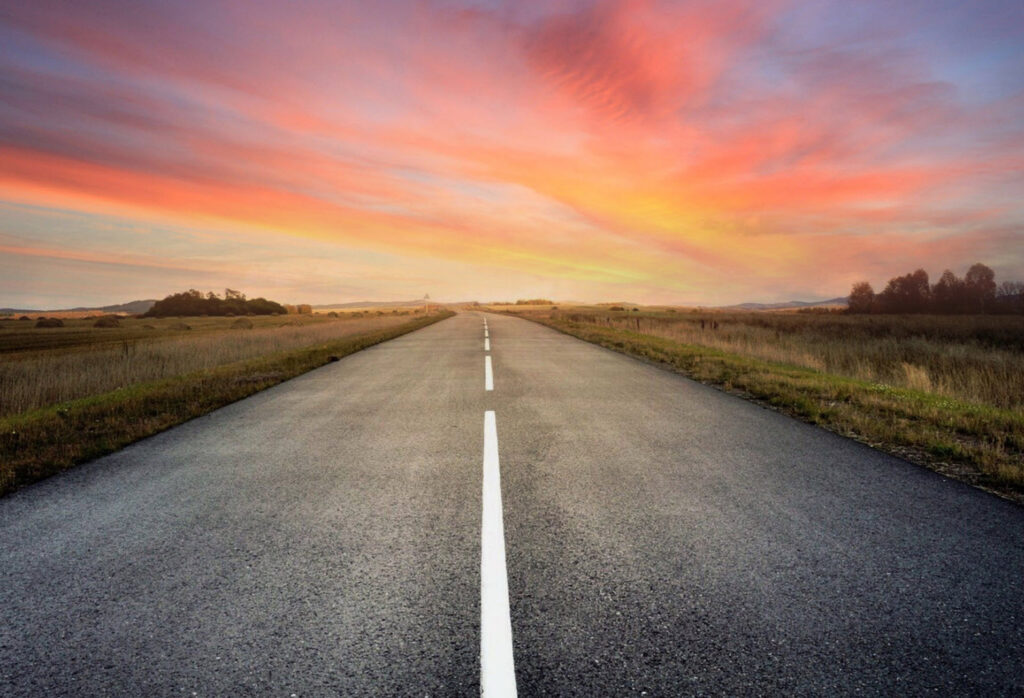 Photo of a country road